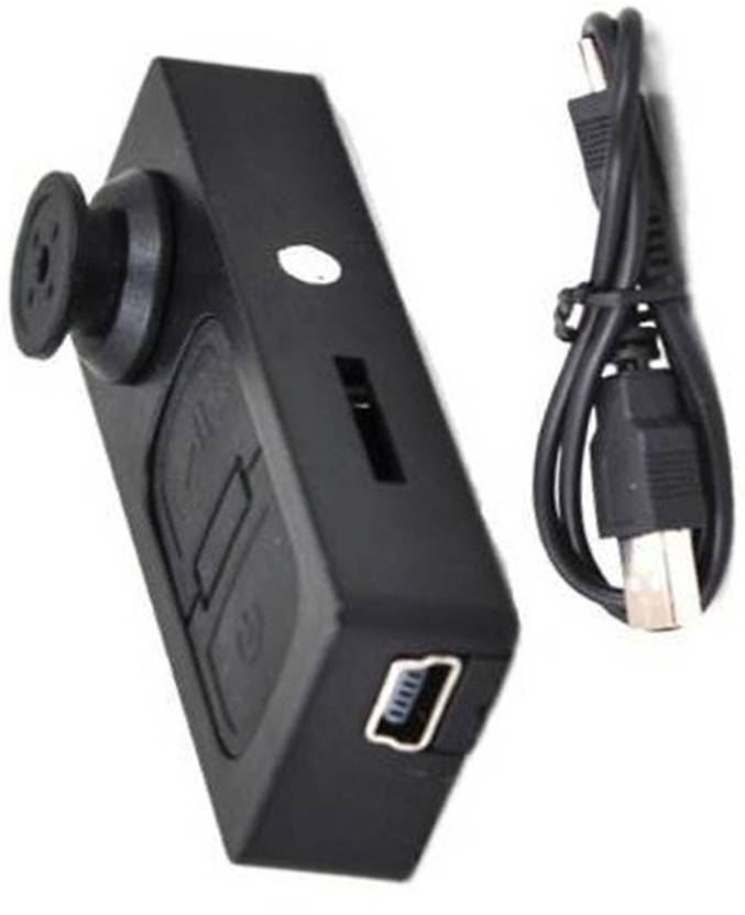AMPLOX ™ Button Hidden Camera with SD Card Best Spy Hidden Video