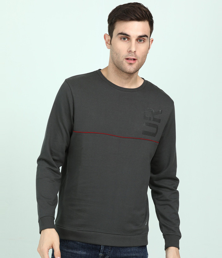 LEE Full Sleeve Solid Men Sweatshirt 