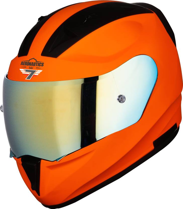 Steelbird SA1 7Wings Aeronautics Full Face Helmet in Glossy Fluo