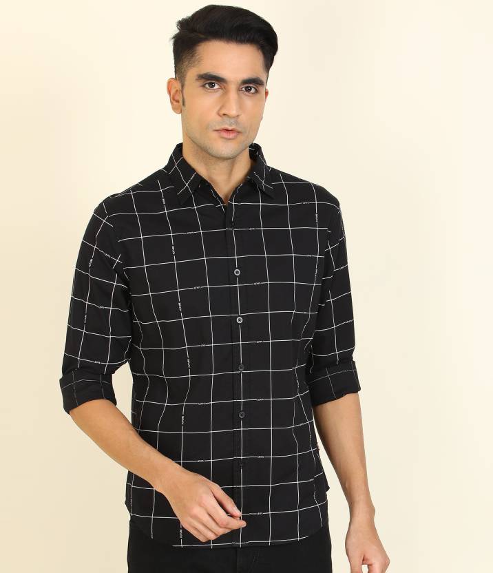 LEVI'S Men Checkered Casual White, Black Shirt - Buy LEVI'S Men Checkered  Casual White, Black Shirt Online at Best Prices in India 