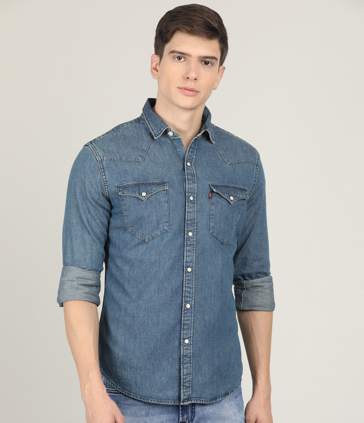 Levis denim shirt flipkart clearance