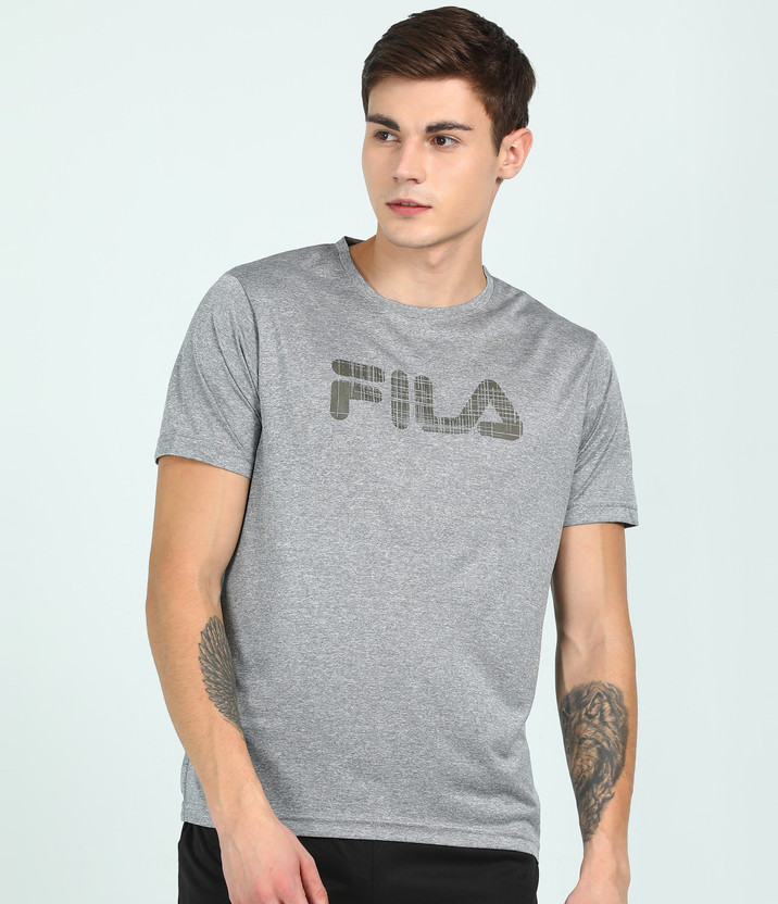 Grey fila t shirt clearance