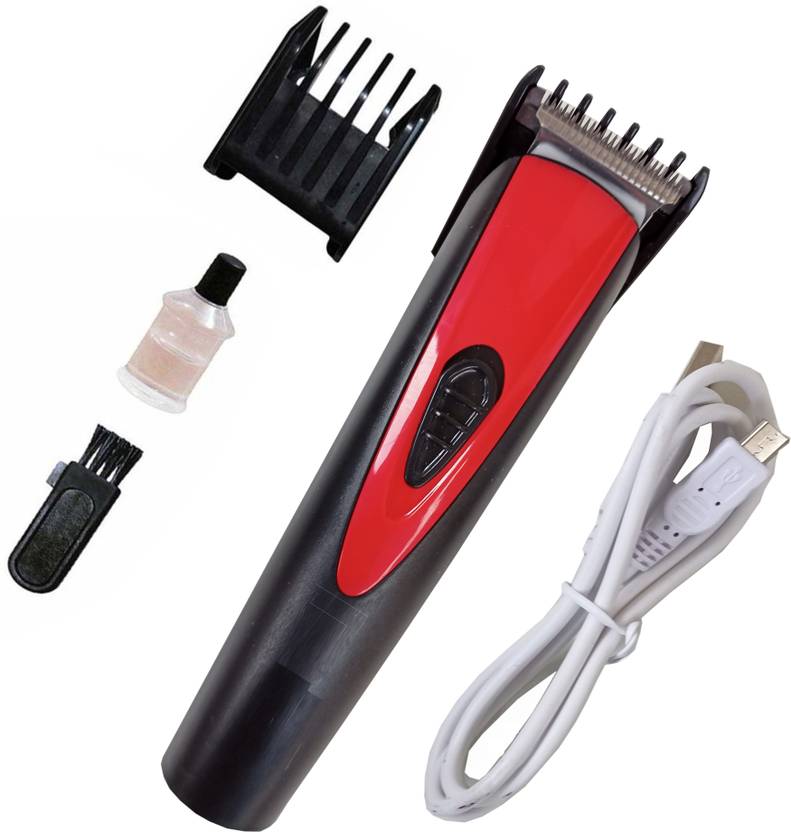 Profiline JY_8807__RED_PROFESSIONAL RECHARGEABLE HAIR CUTTING MACHINE