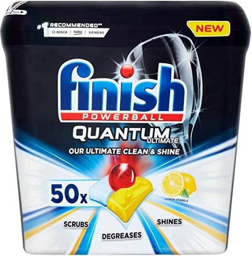 finish Powerball Quantum Ultimate Lemon Tablets 50's Dishwashing ...