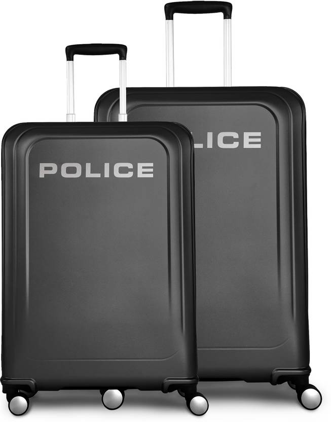 POLICE Hard Body Set of 2 Luggage – SO5 – Grey