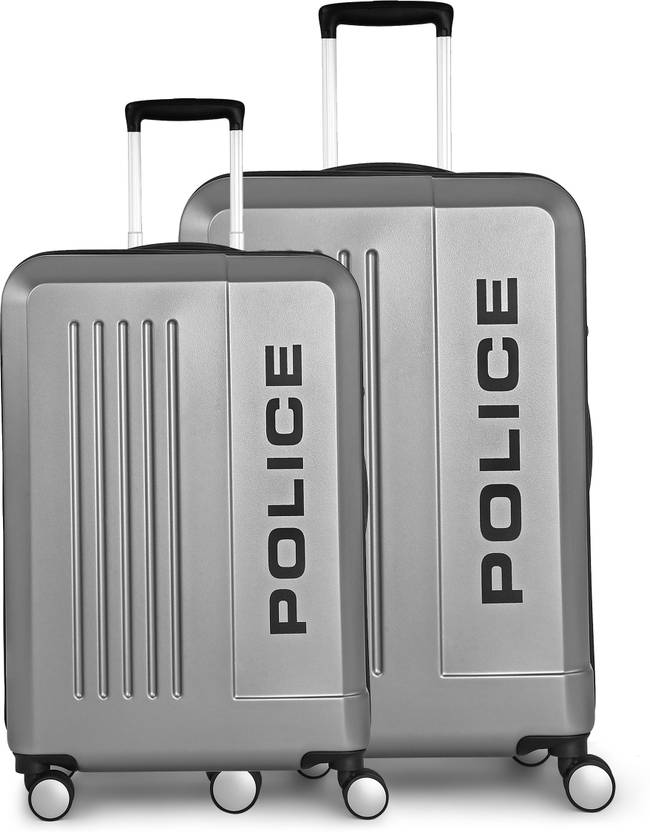 POLICE Hard Body Set of 2 Luggage – SO6 – Silver