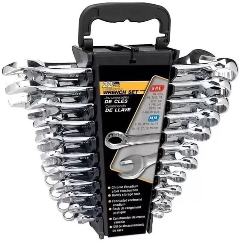 Safecare SC 0123 Safecare Combination Wrench Set Double Sided Combination Wrench(Pack of 12)