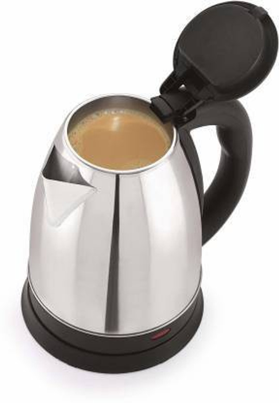 WHOLESALE BAY Stainless Steel Electric Kettle | Auto Shut Off Multipurpose | Extra Large Cattle Electric with Handle Hot Water Tea Coffee Maker Water Boiler, Boiling Milk (2 Litre) Electric Kettle Electric Kettle(2 L, Black, Silver)