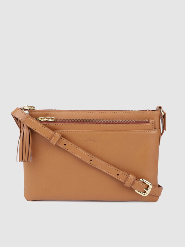 Buy LEVI'S Women Tan Sling Bag Tan