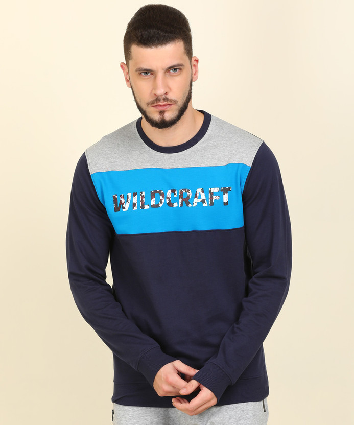 Wildcraft Full Sleeve Color Block Men 