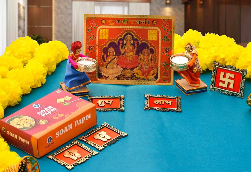 Ascension Diwali Celebration Gift Hamper Lord Ganesha, 3D Laxmi Ganesh