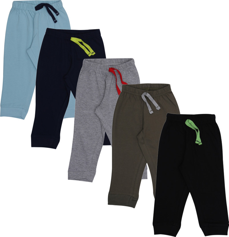YUV Track Pant For Baby Boys & Baby Girls(Multicolor, Pack of 5)