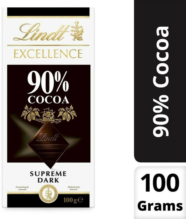 LINDT 90% COCOA Supreme Dark 100g Bar(100 g)