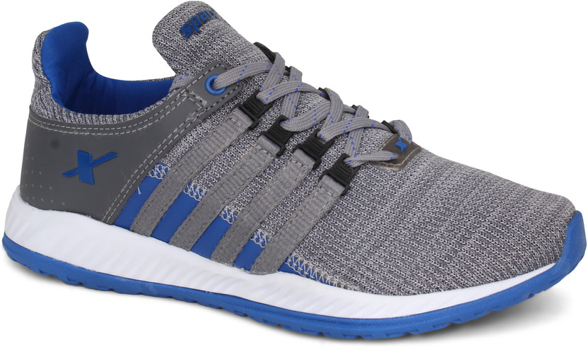 Sparx Men SM-410 Dark Grey Royal Blue 