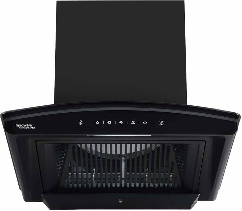 Hindware Zinnia 60cm 1300m3 Autoclean Maxx Silence Kitchen Chimney Auto