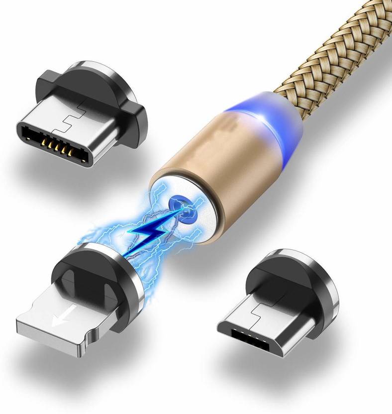 unmukt Charger 3 in 1 Charging Cable Charger