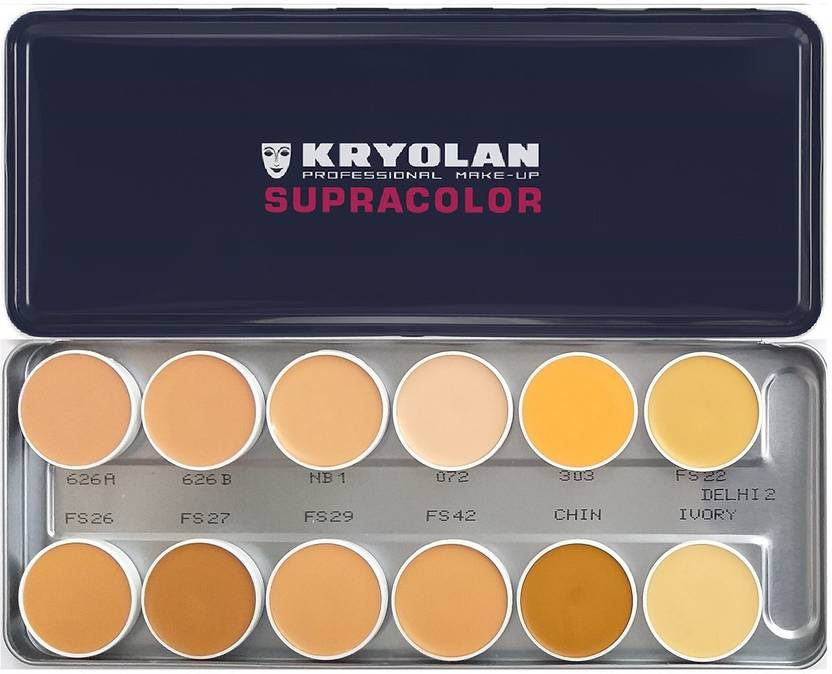 KRYOLAN SupraColor Foundation Palette 12 Color ( Delhi-2 ) Foundation