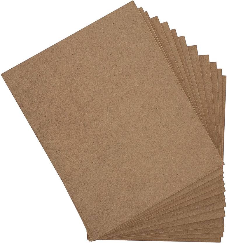 AmericanElm 5.5 mm MDF Board sheet (8 x 10 Inch) 12 Pcs Hardboard