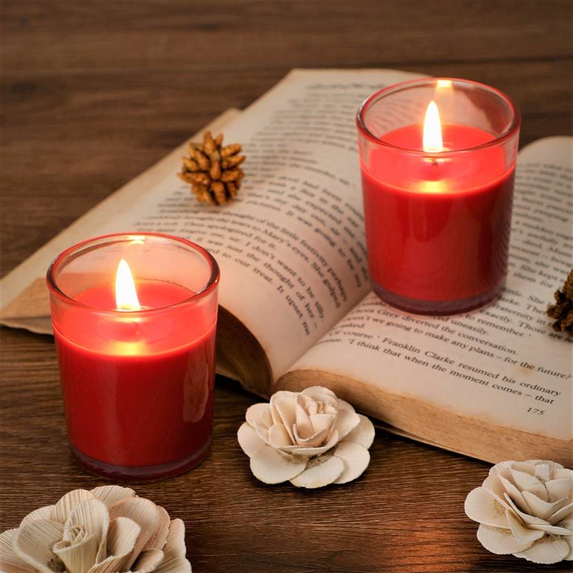 Flipkart SmartBuy Red Rose Votive2 Candle Price in India Buy Flipkart SmartBuy Red Rose