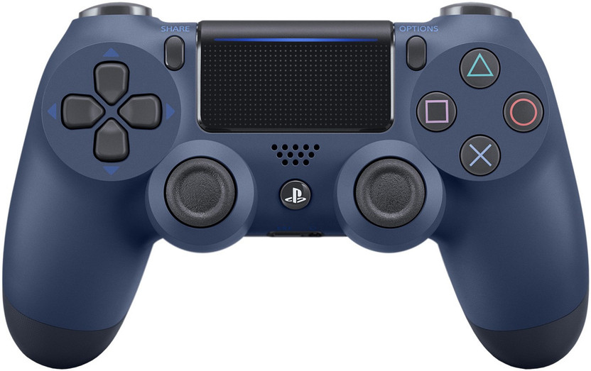 SONY DualShock 4 Wireless Controller Bluetooth Gamepad(Mid Night Blue, For PS4)