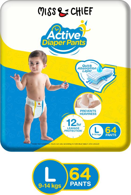 Miss & Chief Active Diaper Pants L Buy 64 Miss & Chief cotton Pant