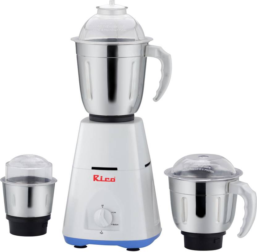 Rico Mixer Grinder 1701 MG1701 230 Mixer Grinder (3 Jars, White) Price