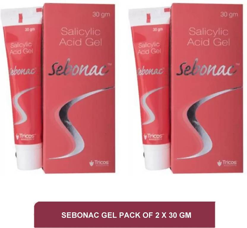 sebonac salicylic gel - oil control anti acne gel(pack of 2)30g - Price