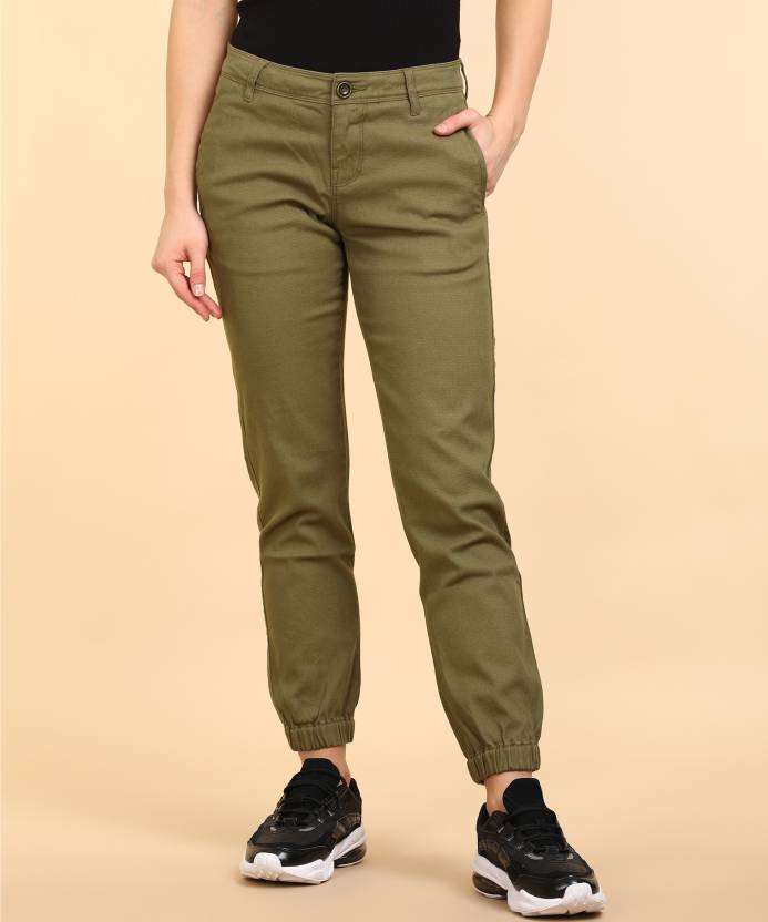 Wrangler Jogger Fit Women Green Jeans - Buy Wrangler Jogger Fit Women Green  Jeans Online at Best Prices in India 