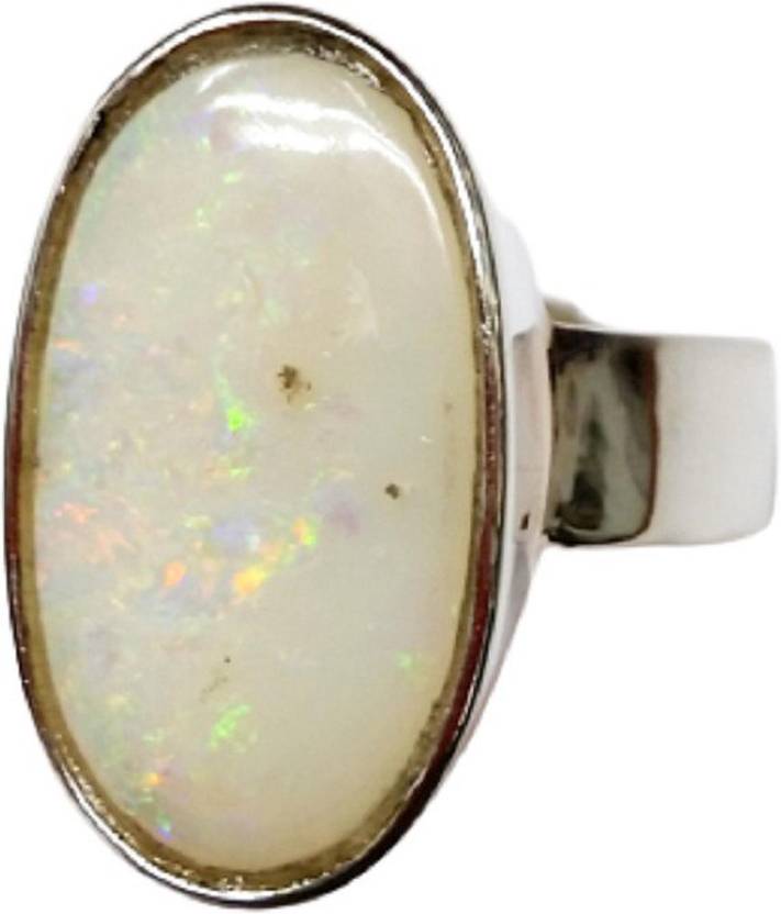 CEYLONMINE Fire Opal Ring Natural Opal Stone Original Stone ...