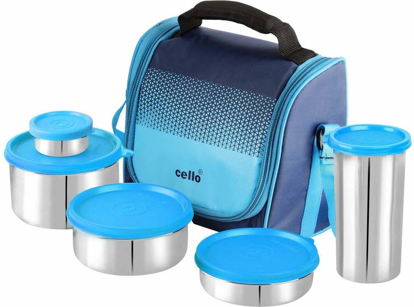 cello Max Fresh Fresh Matiz Lunch Box Combo Blue 5