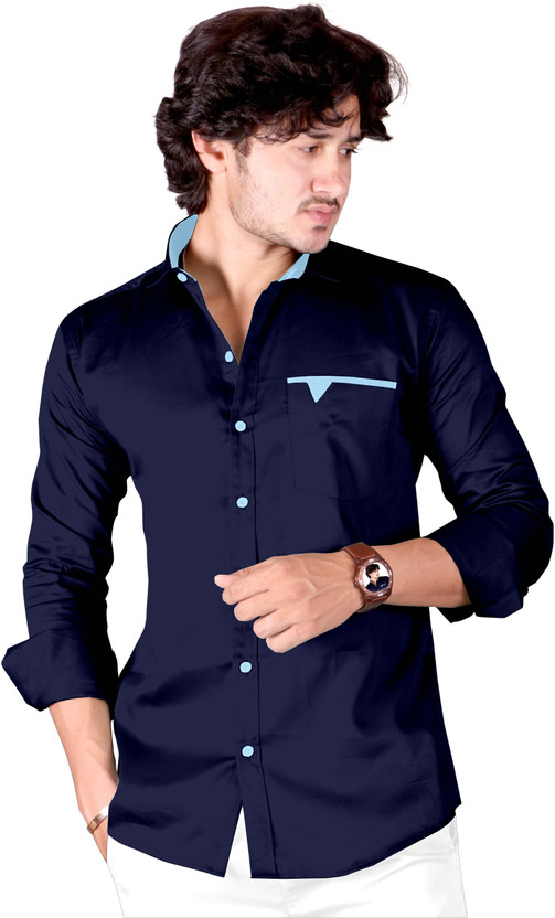 Black blue shirt clearance