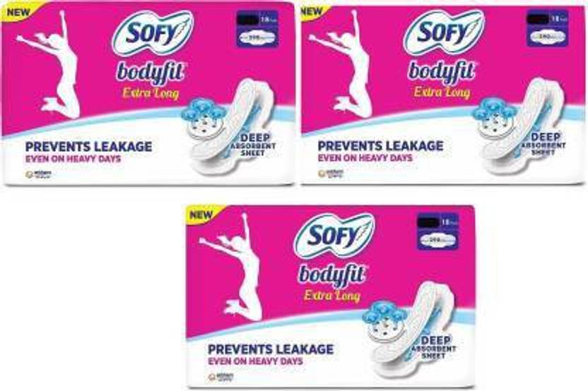 SOFY Bodyfit ExtraLong Deep Absorbent Sheet Sanitary Pad Buy Women