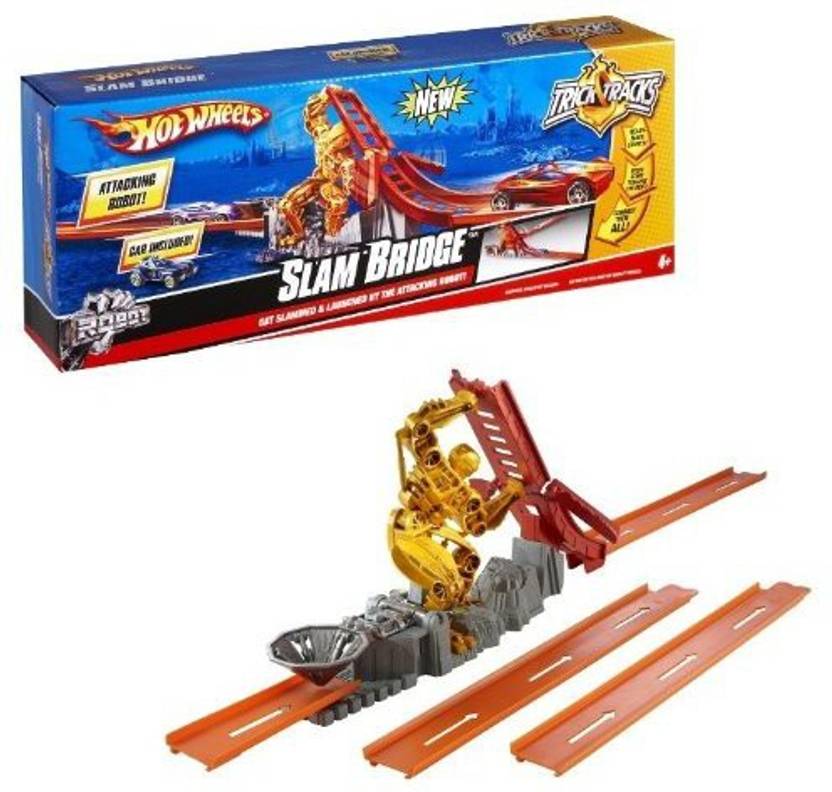 HOT WHEELS Trick Tracks Slam Bridge Trick Tracks Slam Bridge . shop