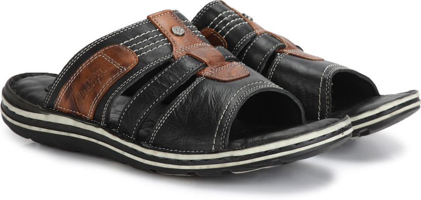 LEE COOPER Men Black Sandals - Buy LEE 