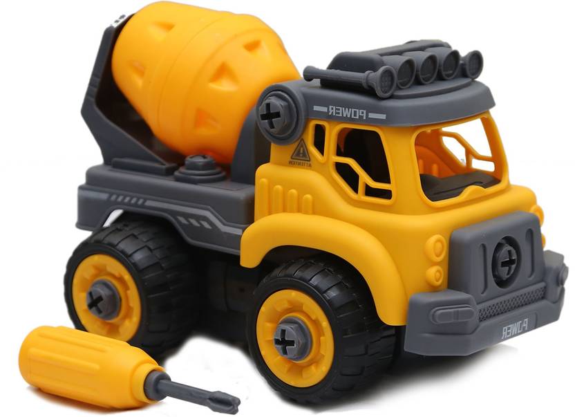 Smartcraft Friction Smart City Cement Mixer Truck Toy for Kids