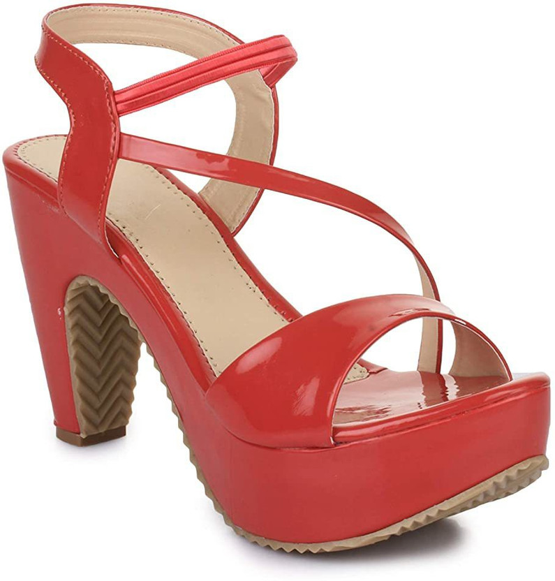 Red heels flipkart Clearance