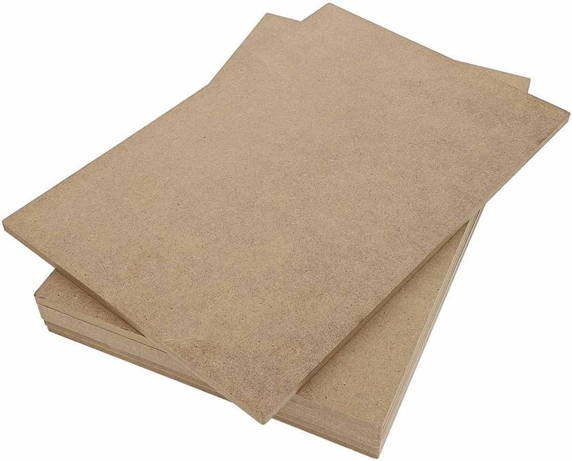 AmericanElm 11 mm MDF Board sheet (10 x 12 Inch) 6 Pcs Hardboard Sheets