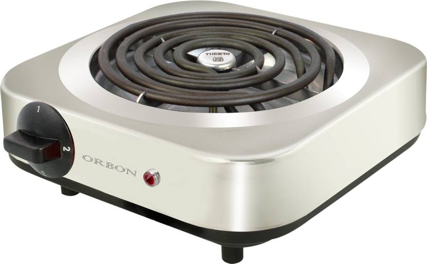 Orbon Stainless Steel Square 1250 Watts Electric Coil Cooking Stove