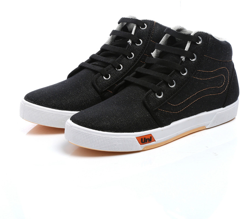 Unistar Men Canvas Shoes; 5015-Black 