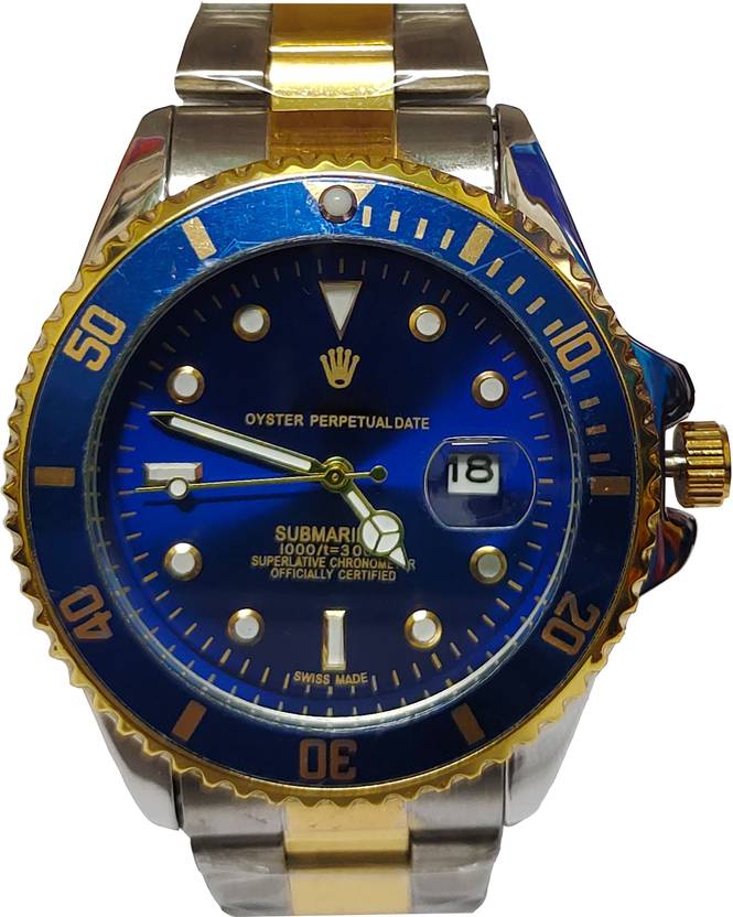 blue rolex watches for men