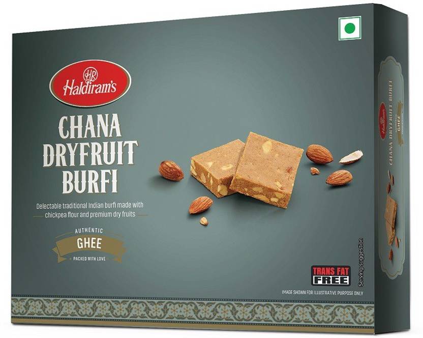 Haldiram's Chana Dry Fruit Burfi 500 g X 1 Box Box Price in India Buy