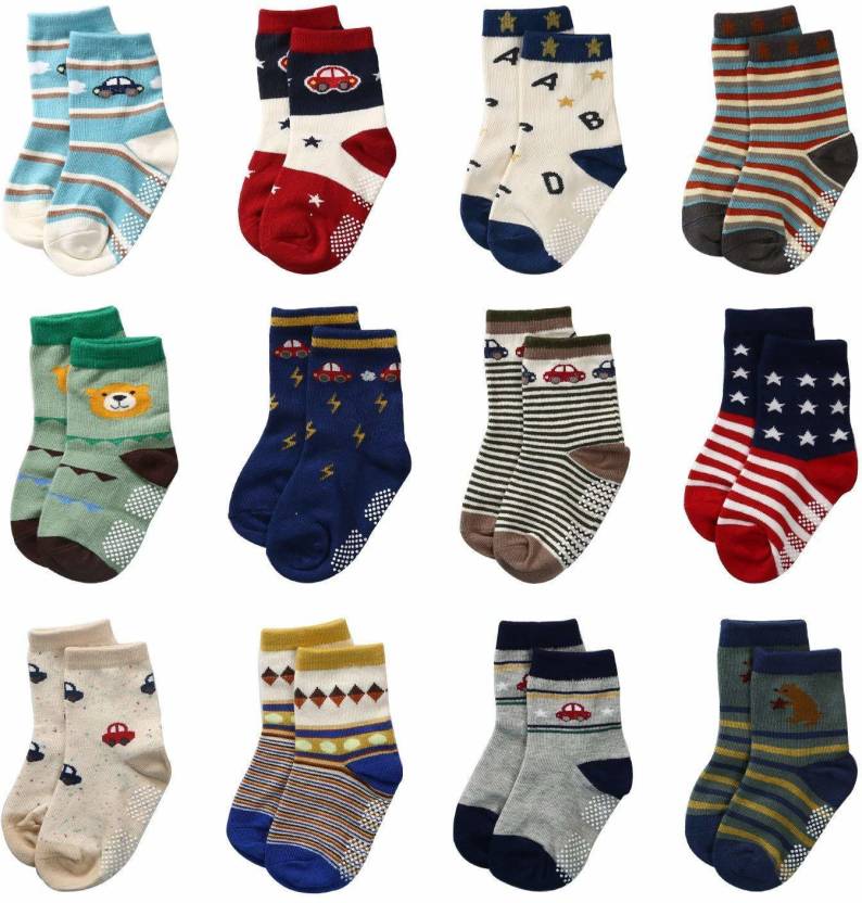 MM IMPEX Baby Boys & Baby Girls Calf Length  (Pack of 6)