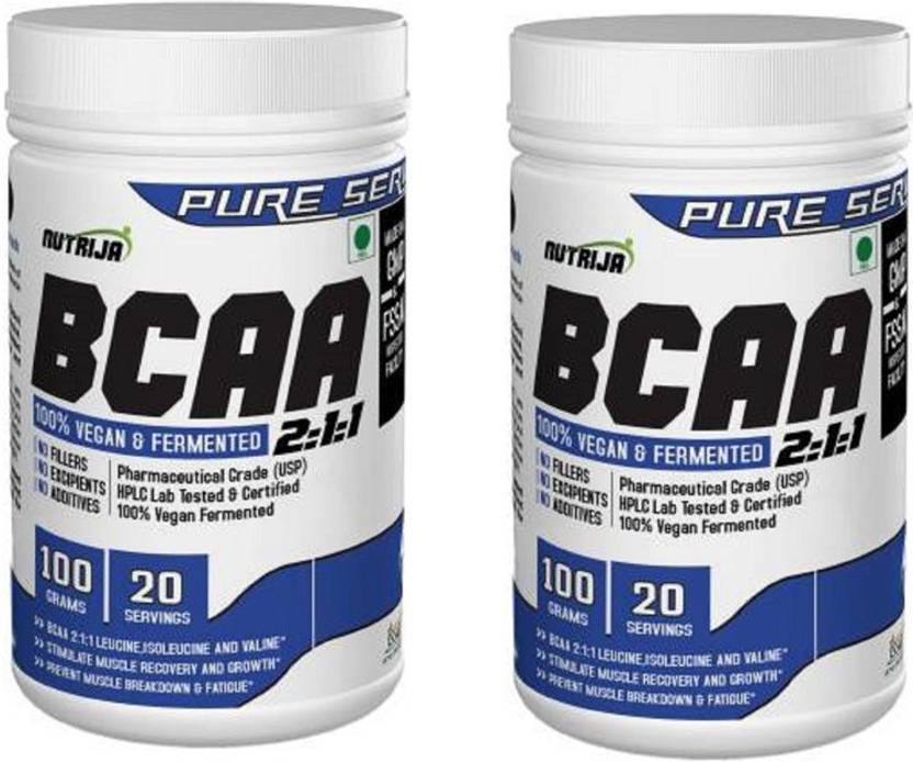 NutriJa BCAA Energy powder B2 211 BCAA Price in India Buy NutriJa BCAA Energy powder B2 21