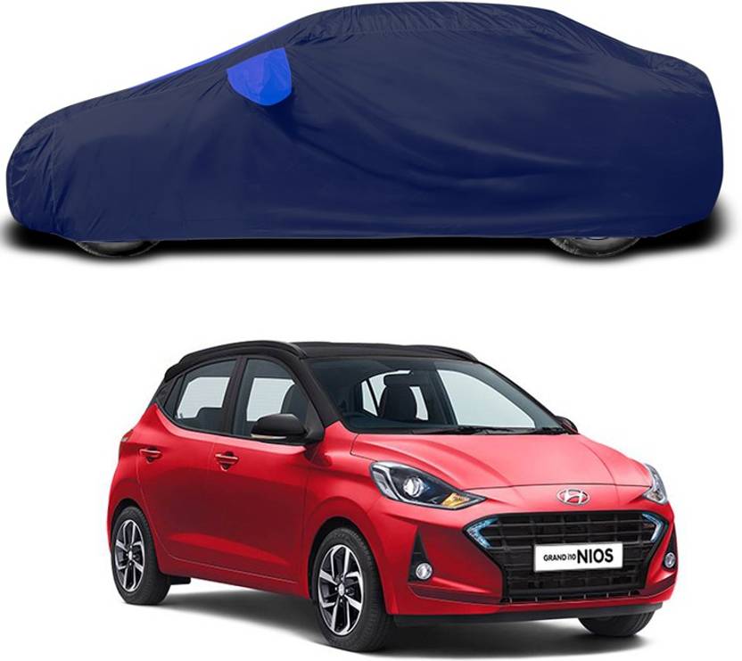 ANTHUB Car Cover For Hyundai Grand i10 Nios (With Mirror Pockets) Price