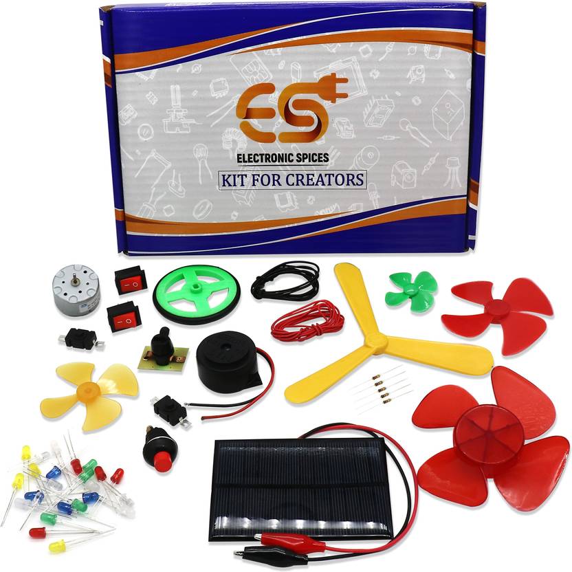 Electronic Spices 48 Pcs Electronic Component Starter Kit For Creators