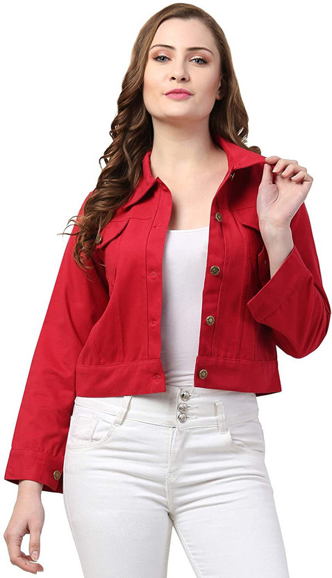 Buy ITRAT Full Sleeve Solid Women Denim 