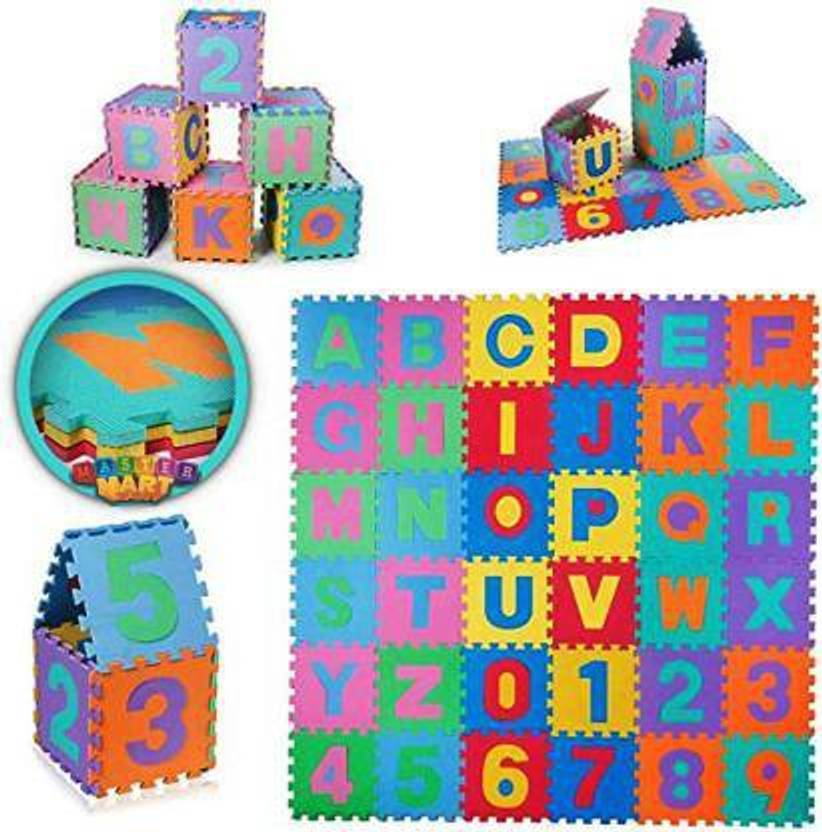 TOPUP Puzzle Style Mat with English Alphabets Puzzle Style Mat with