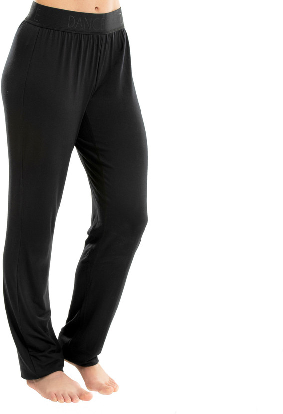 Decathlon Solid Women Black Track Pants 