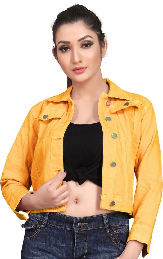 The Orange Shopee Full Sleeve Washed Women Denim Jacket Buy The
