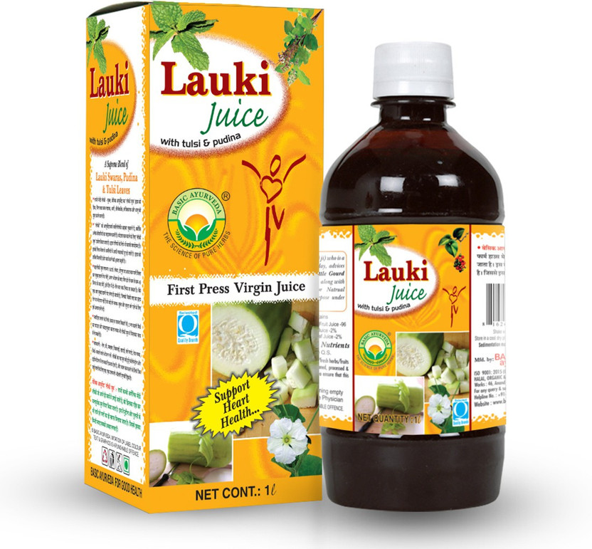 Basic Ayurveda Lauki Juice (Bottle Gourd Juice)(2 x 1000 ml)